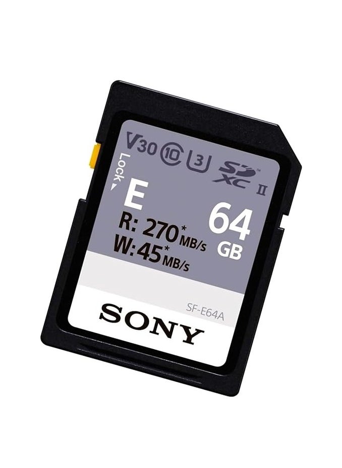 Sony Computer Entertainment بطاقة ذاكرة سوني سعة 64 جيجا بايت من سلسلة SF-E UHS-II SDXC  - Image 3
