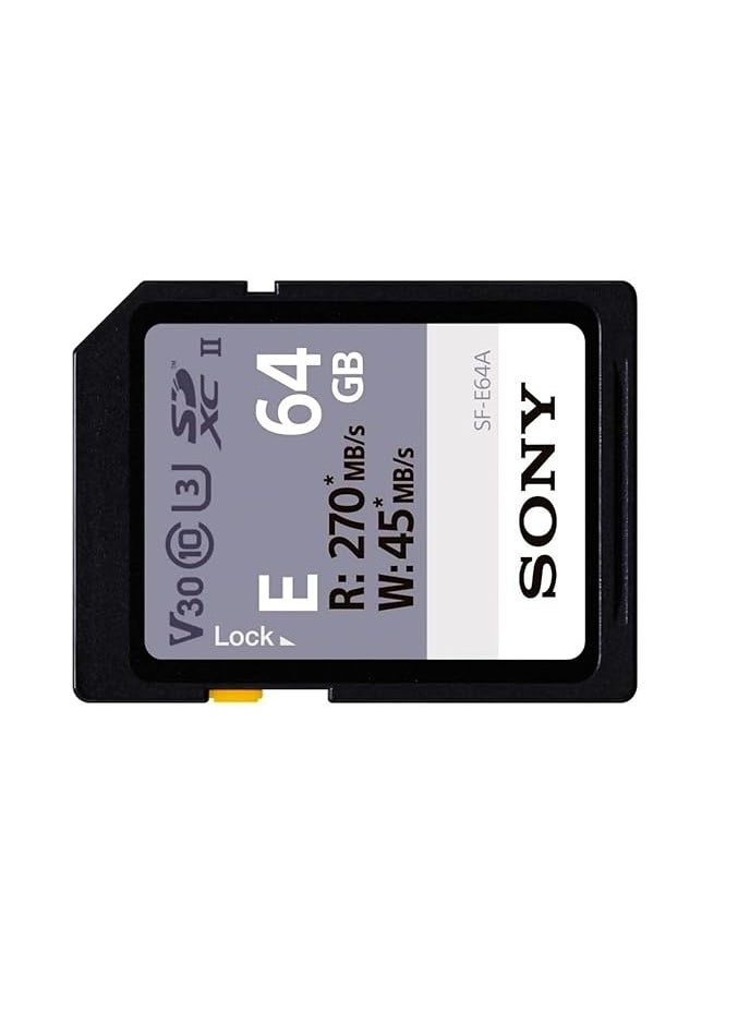 Sony Computer Entertainment بطاقة ذاكرة سوني سعة 64 جيجا بايت من سلسلة SF-E UHS-II SDXC  - Image 5