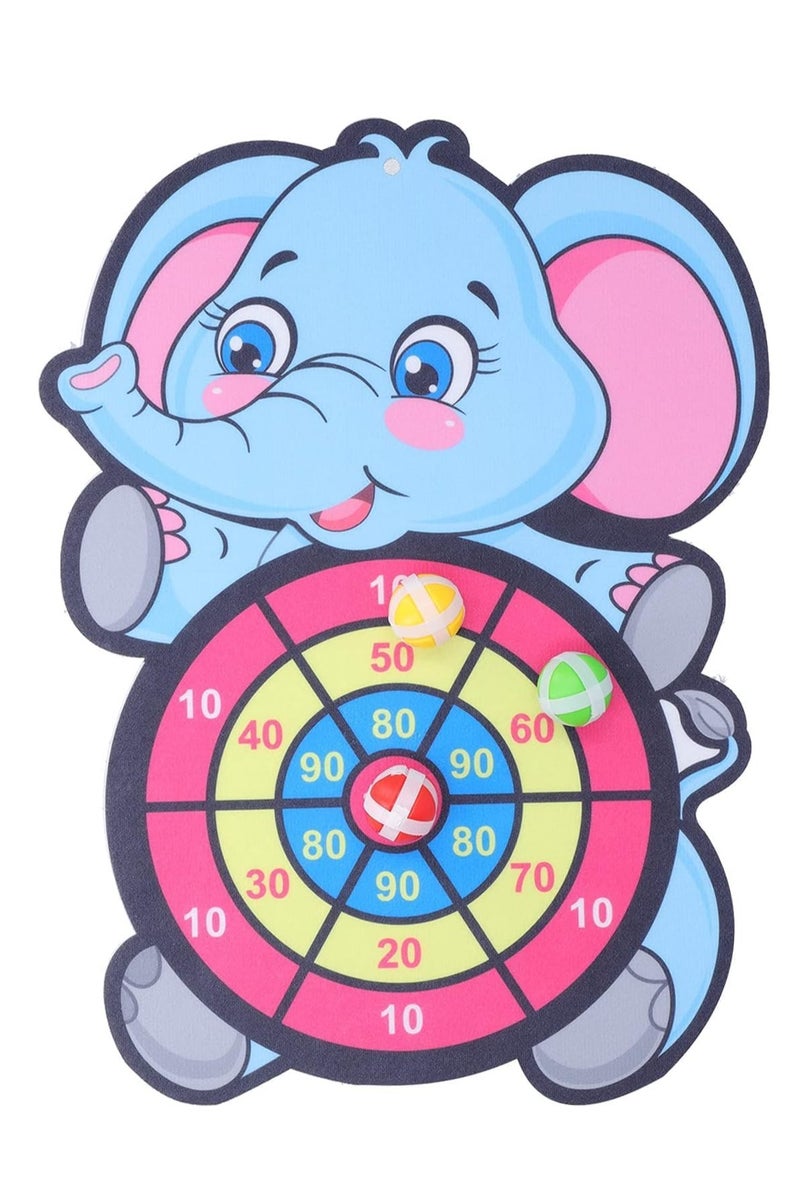 Kids Dart Board Set, Play Anytime, Anywhere, Dart Board Set with Tape Makes Darts More Interesting for Kids - Image 1