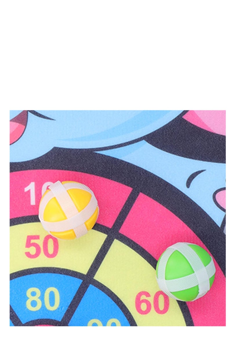 Kids Dart Board Set, Play Anytime, Anywhere, Dart Board Set with Tape Makes Darts More Interesting for Kids - Image 2