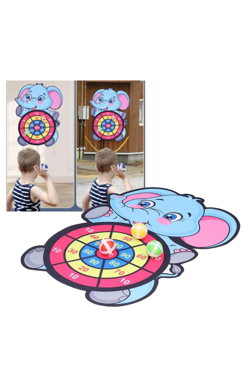 Kids Dart Board Set, Play Anytime, Anywhere, Dart Board Set with Tape Makes Darts More Interesting for Kids - Image 3