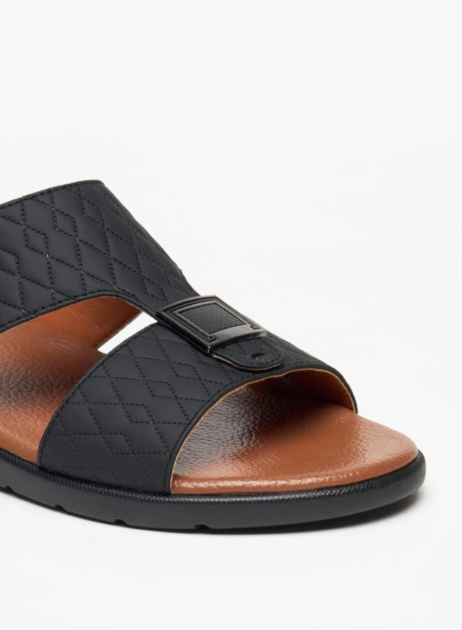 LBL by Shoexpress Mens Textured SlipOn Arabic Sandals