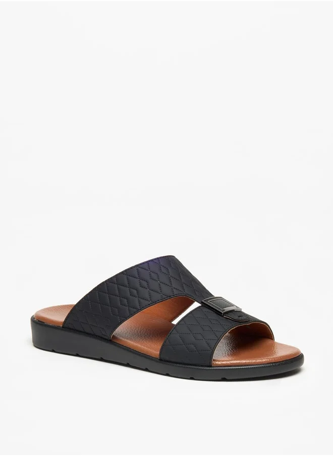 ال بي ال من شو اكسبرس Mens Textured SlipOn Arabic Sandals  Ramadan Collection