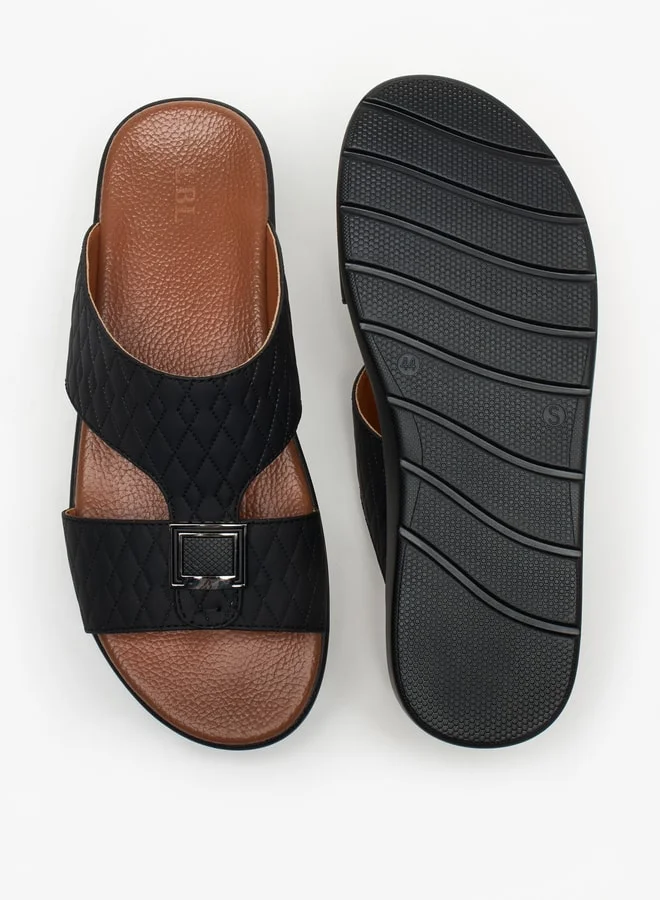 LBL by Shoexpress Mens Textured SlipOn Arabic Sandals