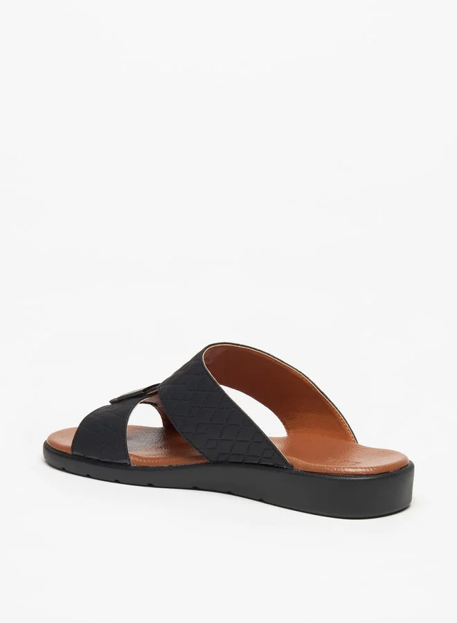 LBL by Shoexpress Mens Textured SlipOn Arabic Sandals