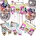 Timisea 10 PCS Rainbow Roller Skate Balloons Boom Box Balloon22 Inch Round Color Foil Balloons 4D Laser Disco Foil Balloons 80s 90s Retro Theme Hip Hop Disco Fever Birthday Party Balloon Decor - Image 4