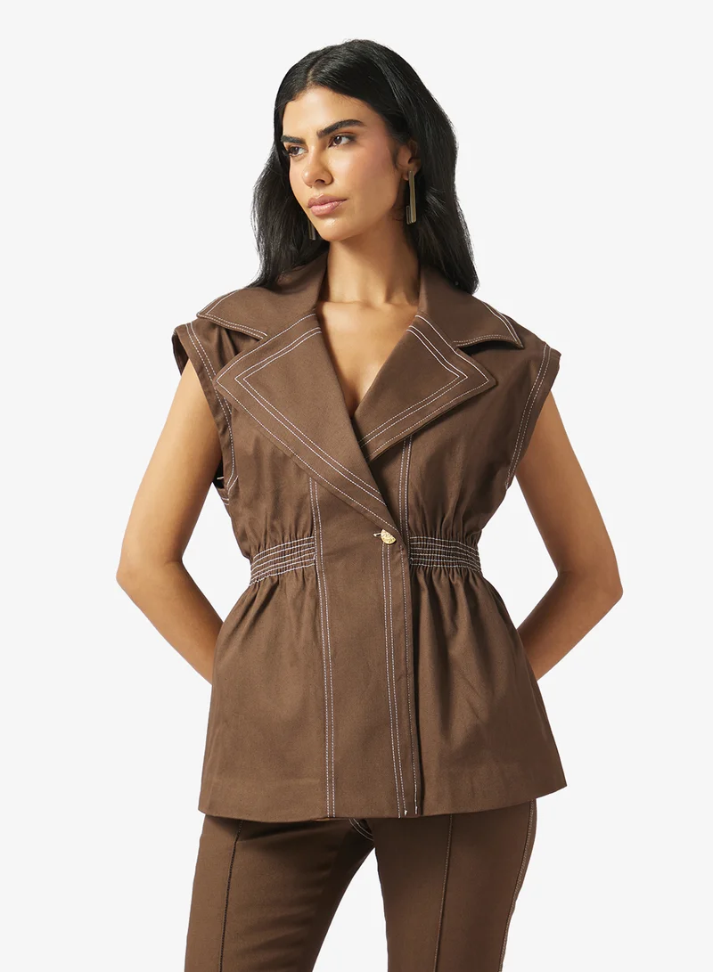 Fyor  Detachable Sleeve Utility Jacket for Women | Best Price UAE