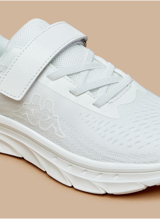 Kappa - Boy Textured Sports Shoes With Hook And Loop Closure - Image 1