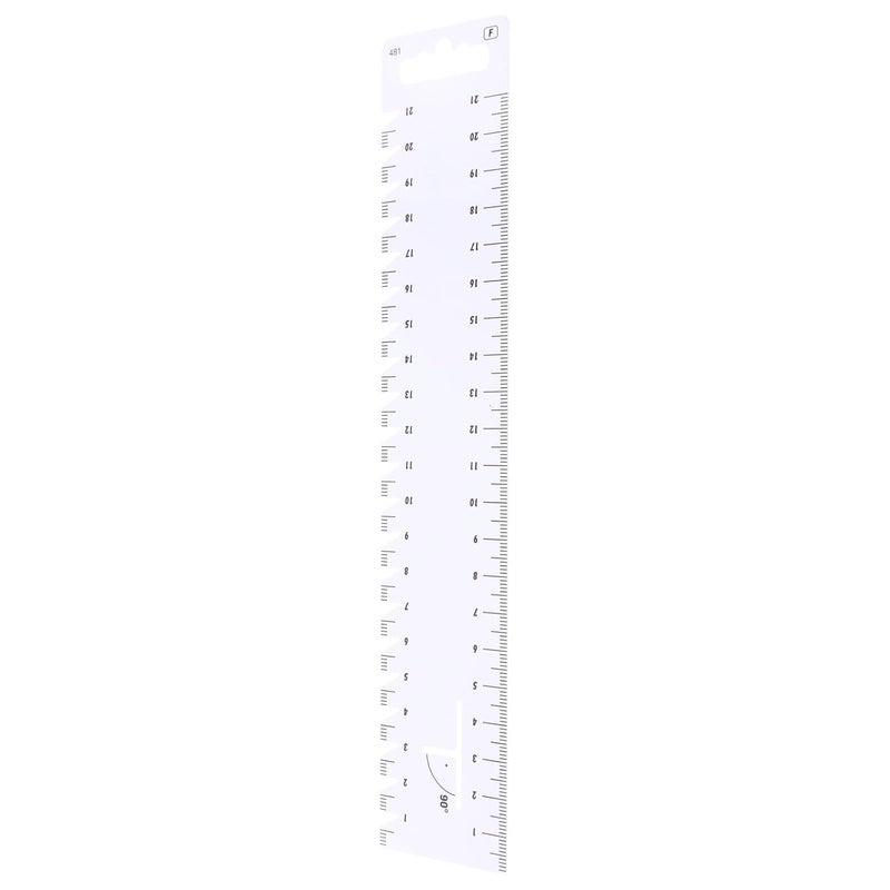 Mini Patchwork Ruler 21cm Quilting Gauge Sewing Fabric Measuring Tool for DIY Patchwork and Tailoring Accessories - Image 1