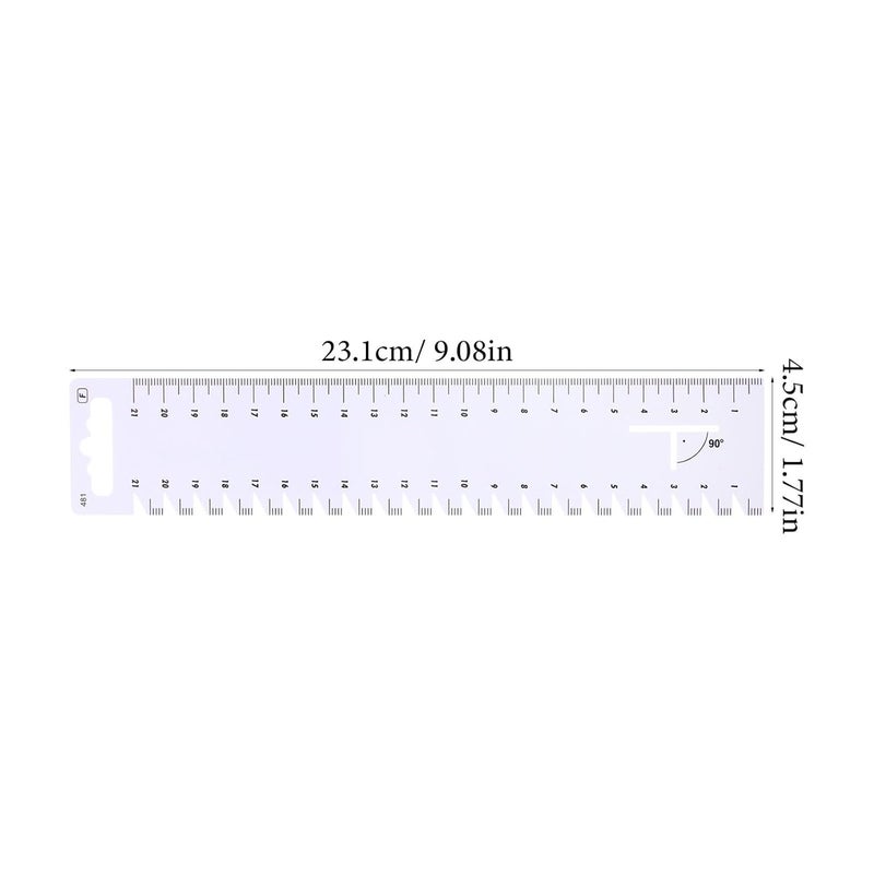 Mini Patchwork Ruler 21cm Quilting Gauge Sewing Fabric Measuring Tool for DIY Patchwork and Tailoring Accessories - Image 2