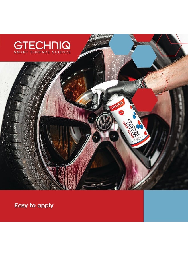 Gtechniq W6 Iron and General Fallout Remover for Cars, Brake Dust Degreaser and Cleaner for Wheels, Rims and Paintwork, Safe on Coatings, 500ml - Image 4