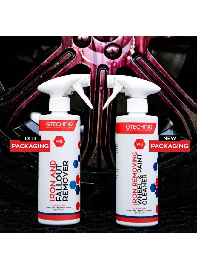 Gtechniq W6 Iron and General Fallout Remover for Cars, Brake Dust Degreaser and Cleaner for Wheels, Rims and Paintwork, Safe on Coatings, 500ml - Image 2