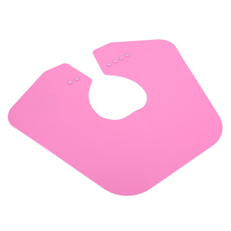 Silicone Hair Cutting Collar: Pinkish High-Quality Silicone - Soft Lightweight Reusable Hair Cutting Cape for Professional Salons At Home - Image 3