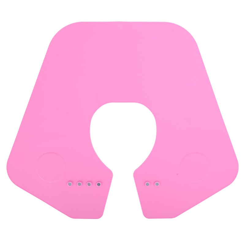 Silicone Hair Cutting Collar: Pinkish High-Quality Silicone - Soft Lightweight Reusable Hair Cutting Cape for Professional Salons At Home - Image 4
