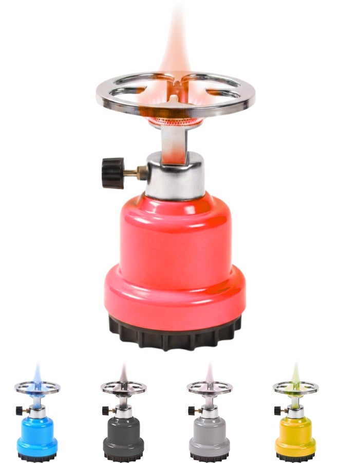 موقد غاز صغير الحجم محمول - موقد طبخ خارجي للسفر - لهب من الفولاذ المقاوم للصدأ - حامل أواني من الكروم - تصميم خفيف الوزن - غليان سريع للتخييم - Image 1