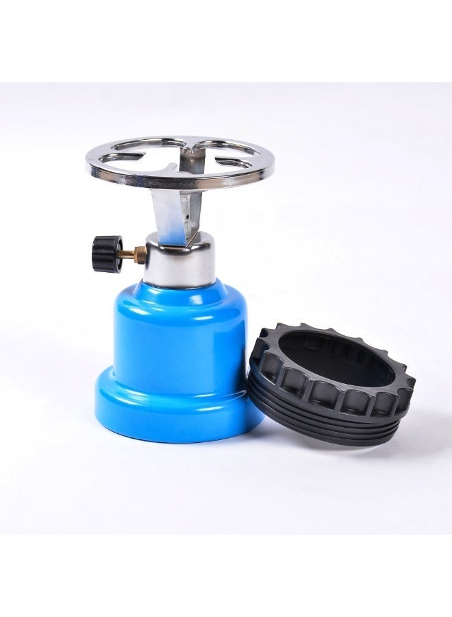 موقد غاز صغير الحجم محمول - موقد طبخ خارجي للسفر - لهب من الفولاذ المقاوم للصدأ - حامل أواني من الكروم - تصميم خفيف الوزن - غليان سريع للتخييم - Image 5