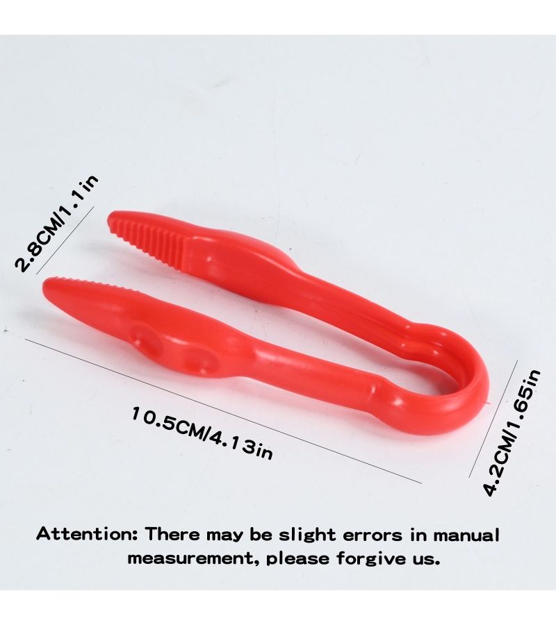 10 Random Colors Fine Motor Tools Tip Tweezers Colored Clips Plastic Tweezers - Image 3