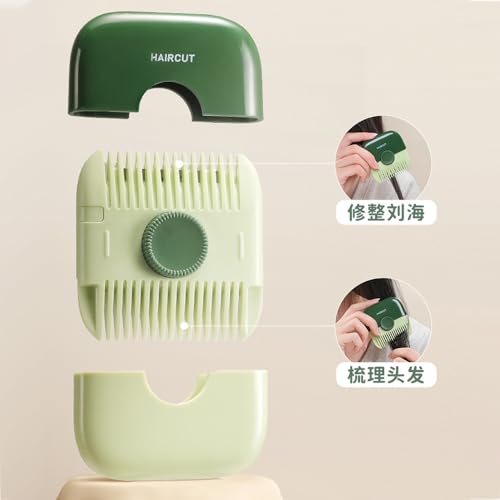 DonLeeving 2 PACK Split End Trimmer, 2 In 1 Bangs Trimmer ABS Protective Cover, Dustproof Design Organizes Broken Hair And Cuts - Image 3
