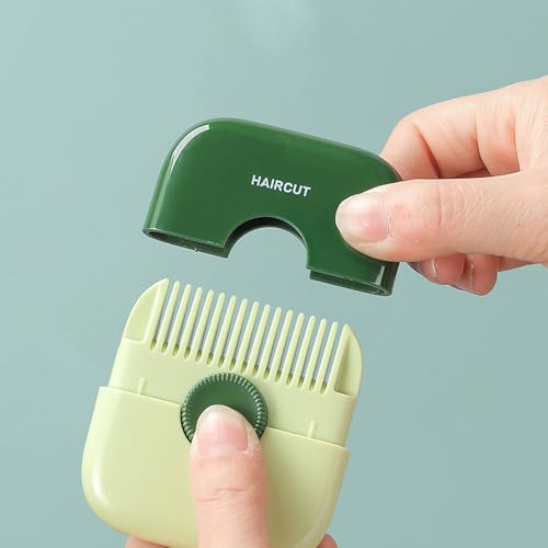 DonLeeving 2 PACK Split End Trimmer, 2 In 1 Bangs Trimmer ABS Protective Cover, Dustproof Design Organizes Broken Hair And Cuts - Image 4
