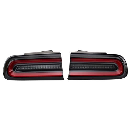 TRQ Rear Tail Lights Set Compatible with 2015-2023 Dodge Challenger - Image 2