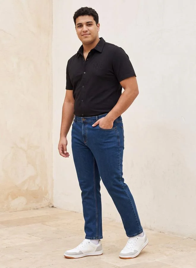 Maxim Maxim Plus Regular Fit Flexi Waist Jeans