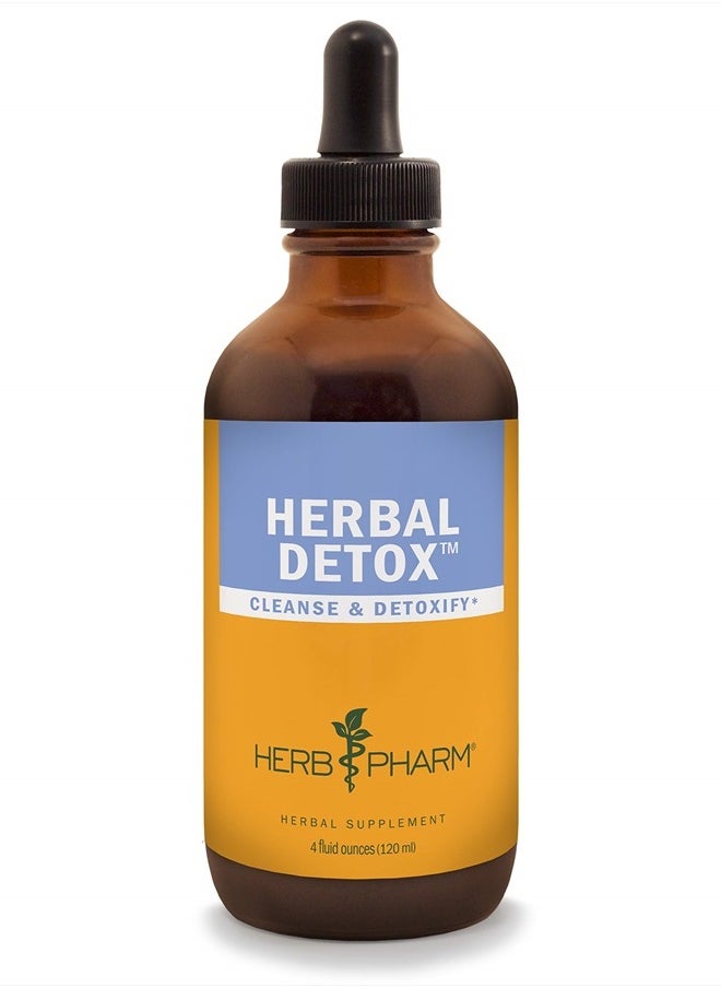 HERB PHARM Liquid Herbal Detox Formula for Cleansing and Detoxification - 4 Ounce  - Image 1
