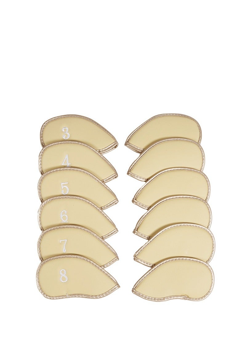 Golf Covers Set 12pcs Thick Synthetic Leather Golf Iron Head Cover Set Headcover Fit All Brands - Image 4