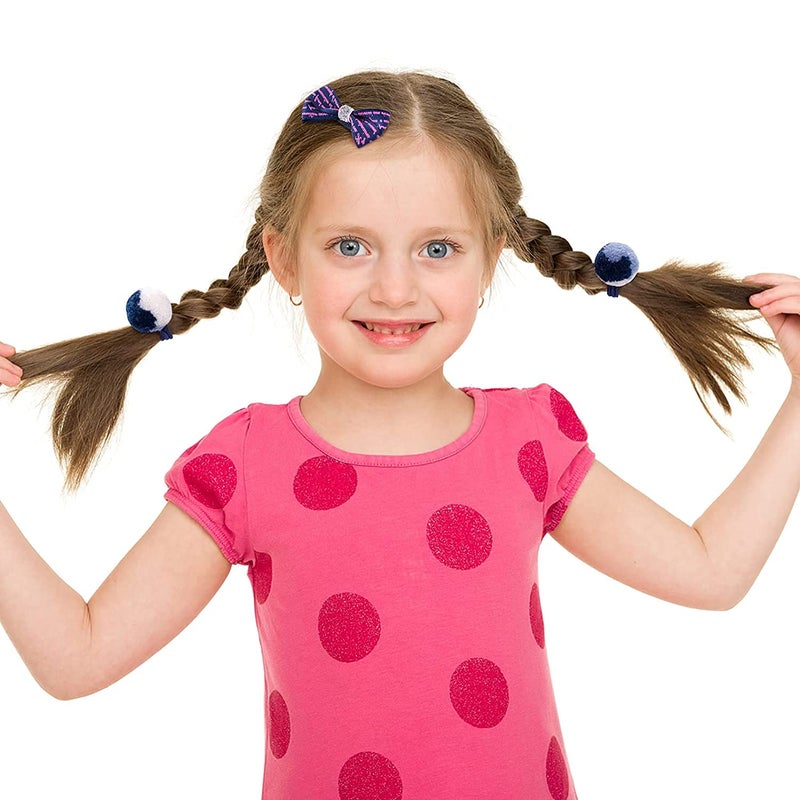kapimo Hair Clips for Girls Cute Fashionable Set of 18 pcs (BLUE) - Image 5
