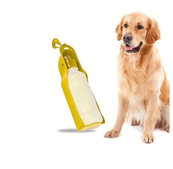 Portable Water Dispenser For Pets (500 ml) - Yellow - Image 2
