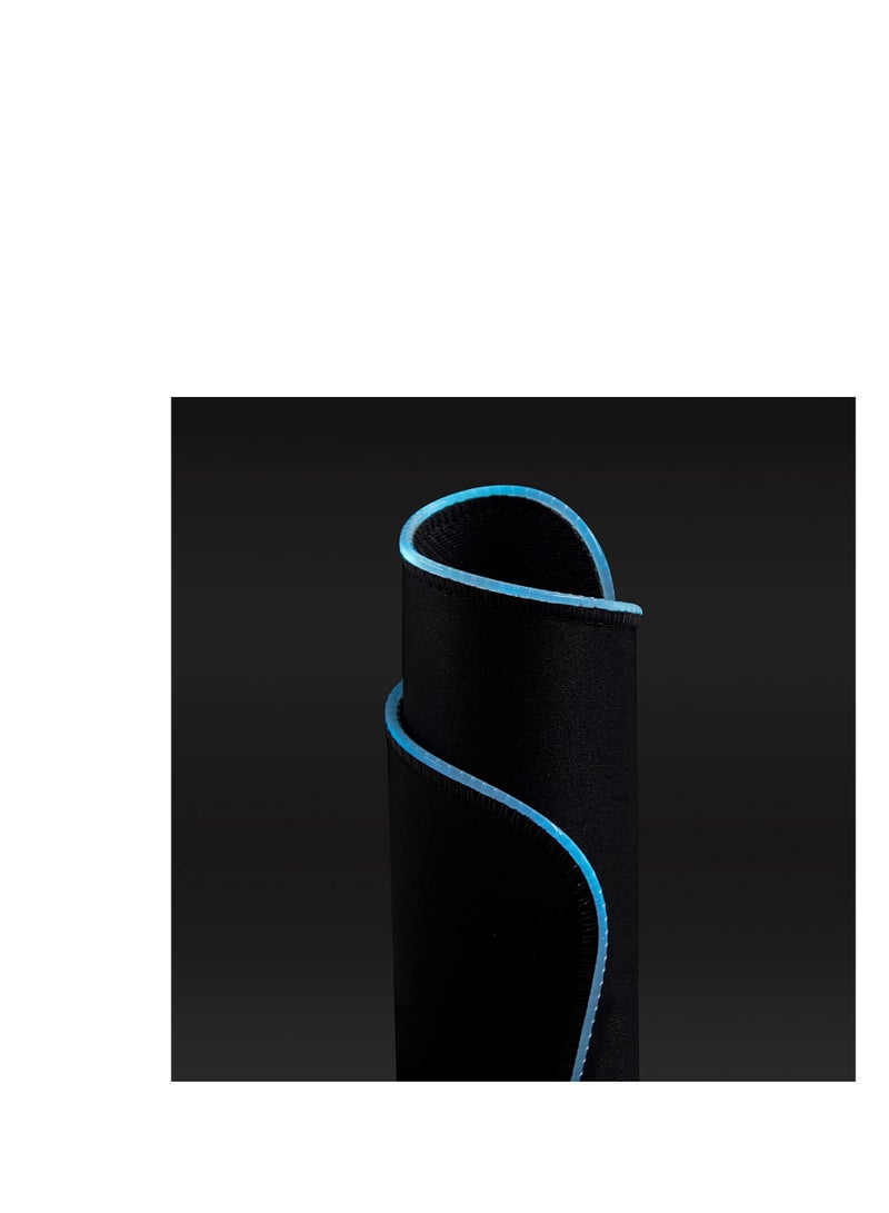 SureFire Silent Flight RGB-320 Gaming Mauspad RGB Mauspad wasserabweisend & rutschfest Mikrotextur-Stoffoberfläche Gaming Zubehör Gaming Unterlage Powered by Verbatim 48812 schwarz 320 mm - Image 3