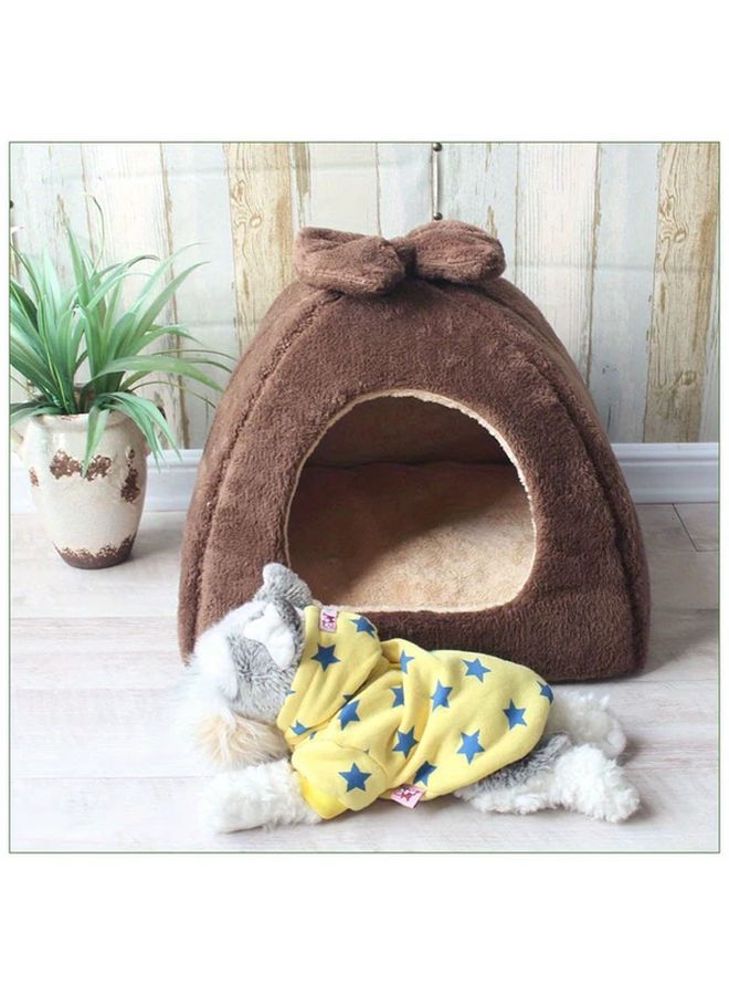 Gray Guinea Pig Bed Detachable Warm Hideout House for Small Animals - Image 2
