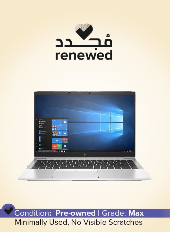 HP مجدد - لابتوب Elitebook 840 G7 بشاشة FHD مقاس 14 بوصة، مع معالج Intel Core i5 من الجيل العاشر، وذاكرة RAM سعة 8GB DDR4، وقرص SSD سعة 256GB، ونظام Windows 10 Pro - Image 1