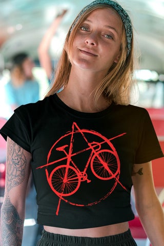 Bicycle Black Short Crop Top Women's T-Shirt - pzsku/Z7F25E3DF27A02B9E46F8Z/45/_/1725789994/0009557f-1a23-44c3-b61f-b0eeef7db475