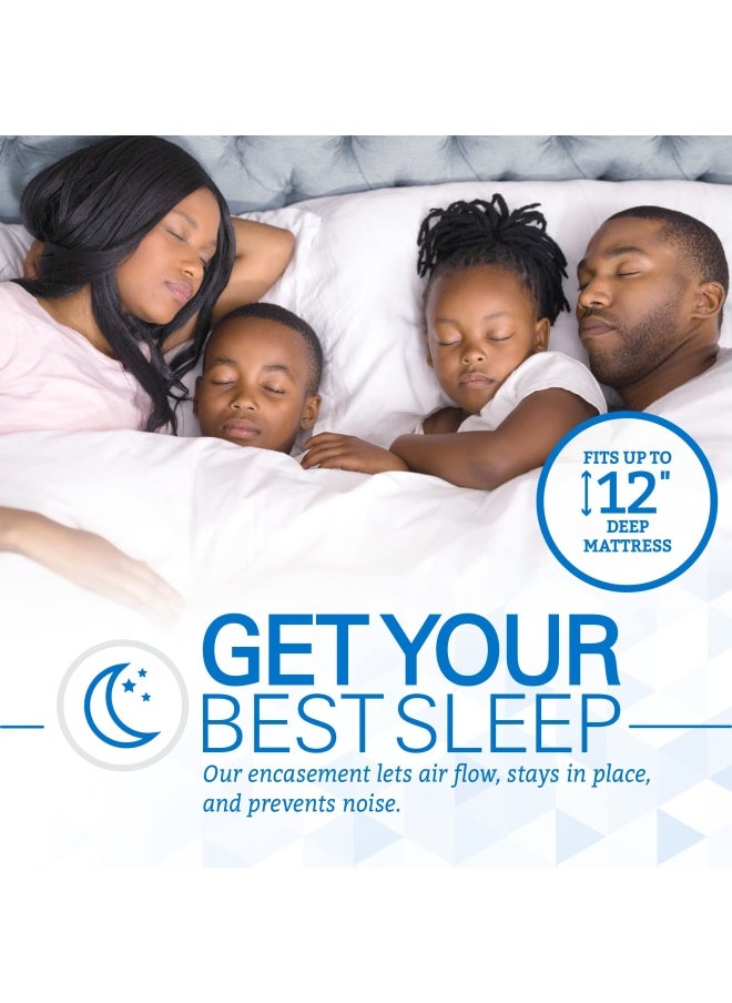 SafeRest - Premium Zippered Mattress Encasement - Lab Tested B - Image 1