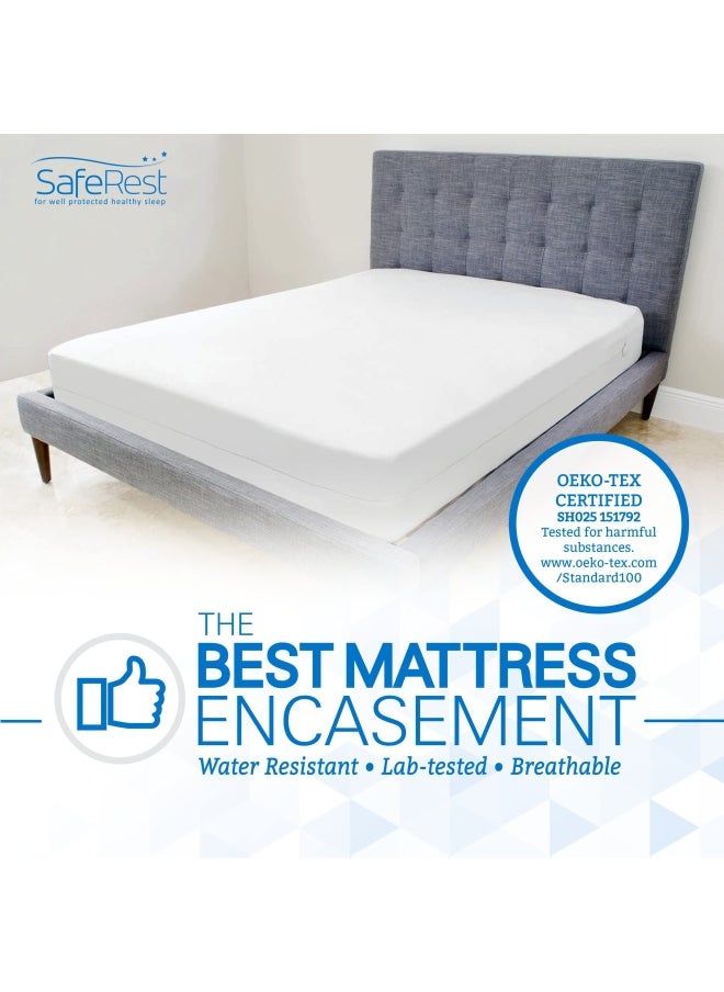 SafeRest - Premium Zippered Mattress Encasement - Lab Tested B - Image 1