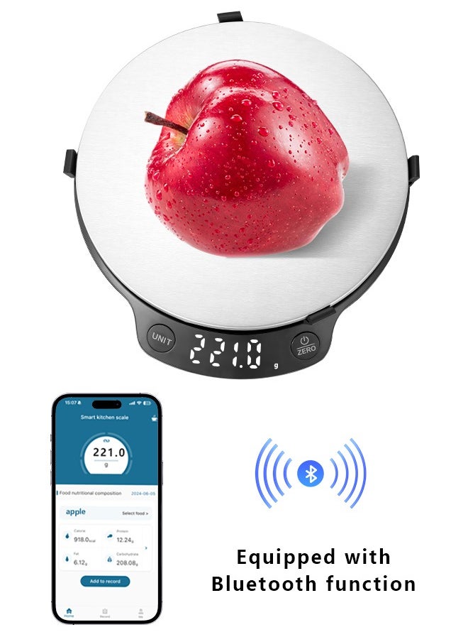 Generic - Smart Food Scale, Coffee Weight Scale with Nutritional Calculator APP （Remove four MATS before use） - Image 1