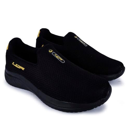 Lancer Mens WONDER-3PRO-BLK-MSTD Black Running Shoe, 8 - Image 1