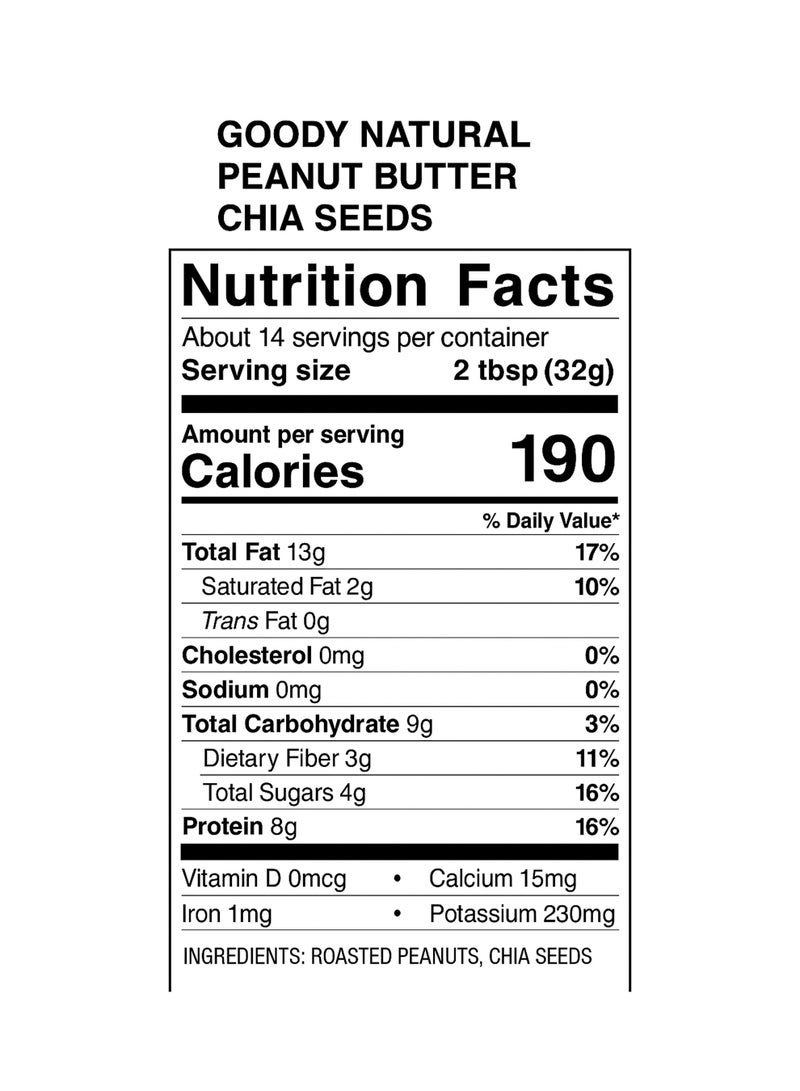 Peanut Butter With Chia Seeds - view 3
