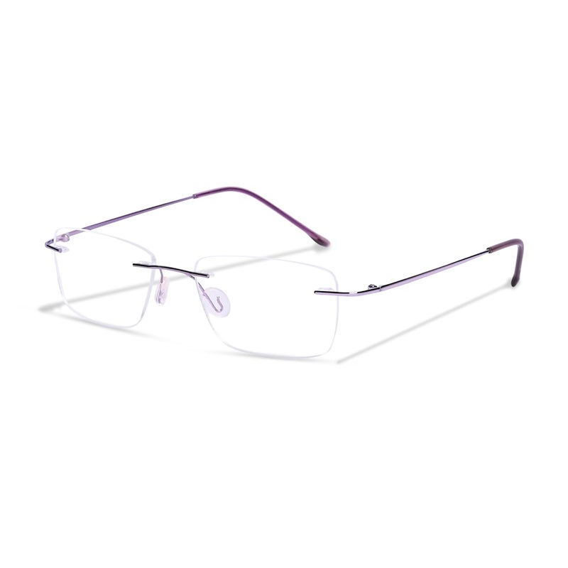 RedEx نظارات ريدكس فوتوكروميك بدون إطار زيرو باور مع عدسات مضادة للتوهج وحماية من الأشعة الضارة شكل مستطيل - Image 1