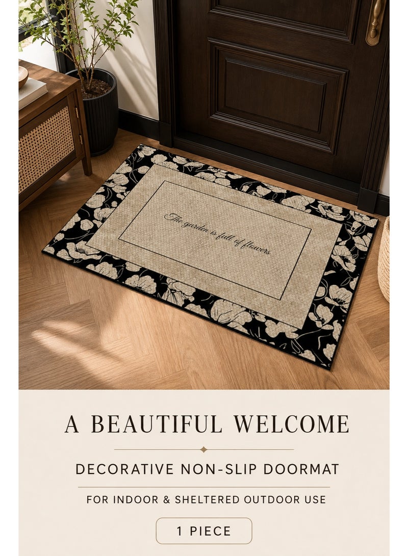 Kylinx Home Door Mats, Non-Slip Doormat, Waterproof Kitchen Rug Pad Resist Dirt Entryway Doormats for Indoor Outdoor Front Door Entryway Patio Rugs Mats Carpets Welcome Mat 50*80CM - Image 5