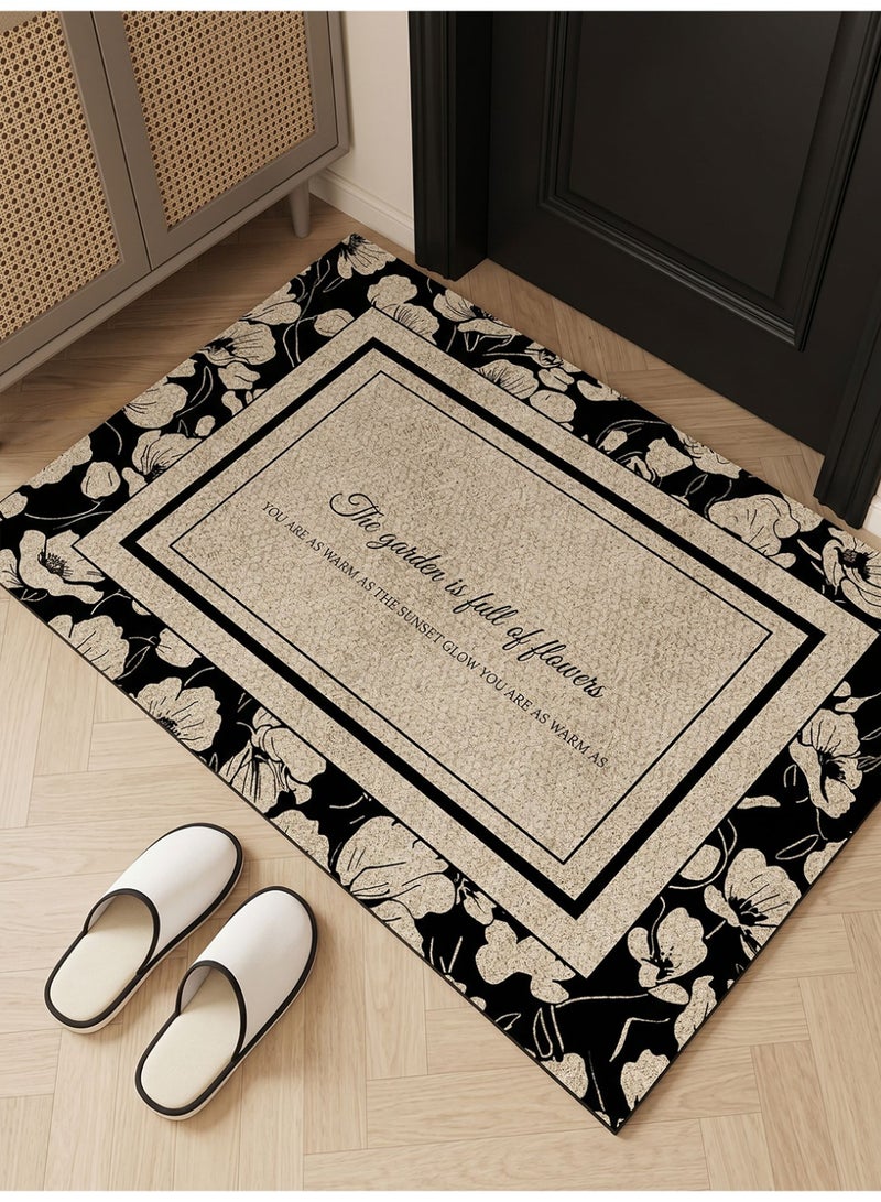 Kylinx Home Door Mats, Non-Slip Doormat, Waterproof Kitchen Rug Pad Resist Dirt Entryway Doormats for Indoor Outdoor Front Door Entryway Patio Rugs Mats Carpets Welcome Mat 50*80CM - Image 1
