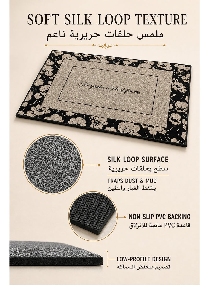 Kylinx Home Door Mats, Non-Slip Doormat, Waterproof Kitchen Rug Pad Resist Dirt Entryway Doormats for Indoor Outdoor Front Door Entryway Patio Rugs Mats Carpets Welcome Mat 50*80CM - Image 2