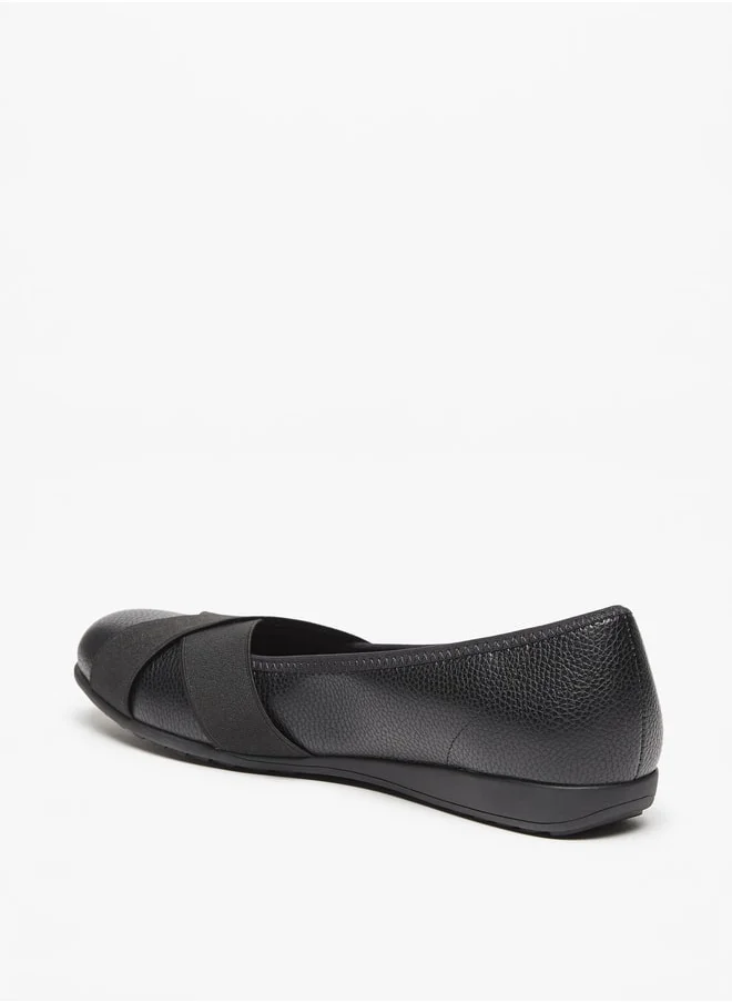 لو كونفورت Textured Slip-On Ballerina Shoes