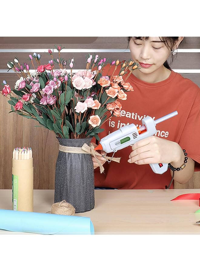 erorex 100W Hot Glue Gun With 20Pcs 200 X 11Mm Glue Sticks For Art Diy Small Craft Projects And Daily Home Quick Repair  - Image 2