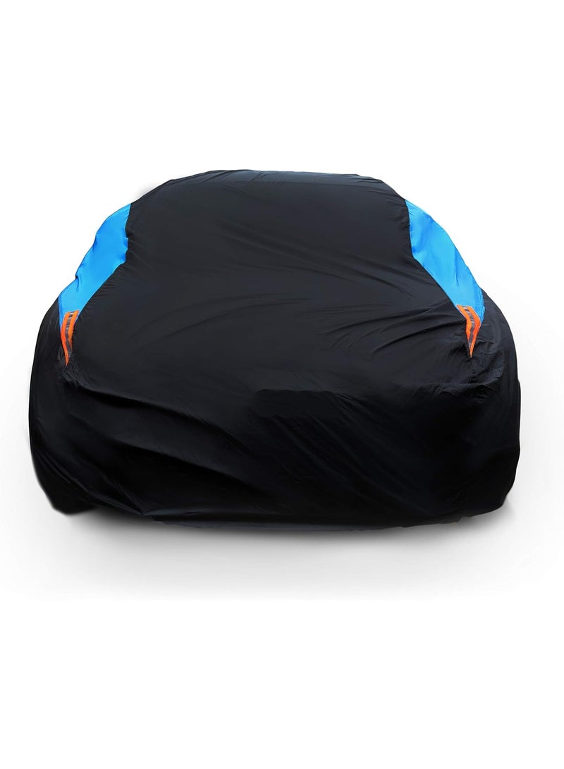 All-Weather Car Cover Waterproof UV Protection, Windproof Straps, Reflective Stripes, Dustproof Outdoor Vehicle Protector - Image 1