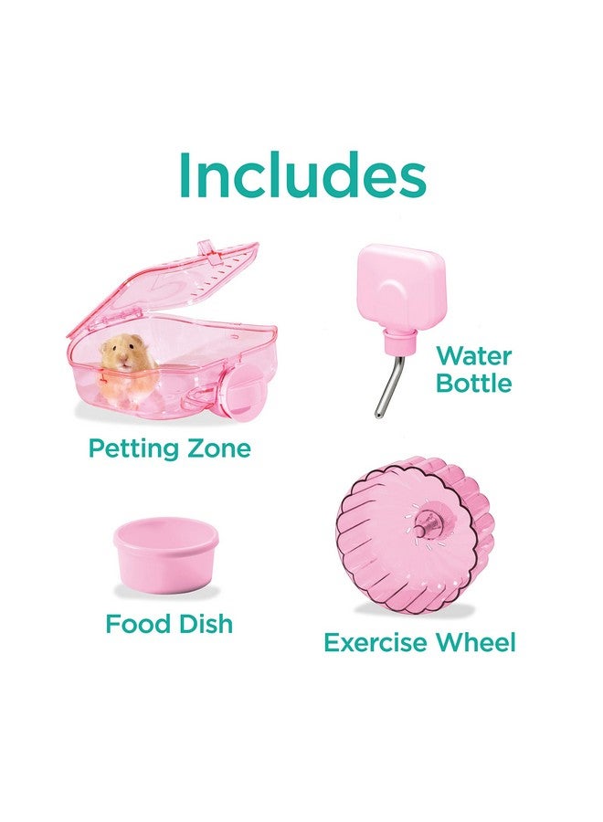 كايتي موطن كايتي كريتر تريل الوردي للفئران الأليفة، والهامستر القزم، والهامستر، والجربوع - Image 4