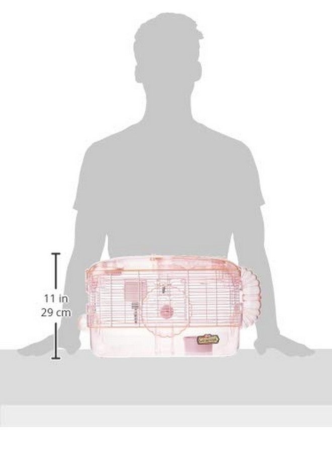 كايتي موطن كايتي كريتر تريل الوردي للفئران الأليفة، والهامستر القزم، والهامستر، والجربوع - Image 3
