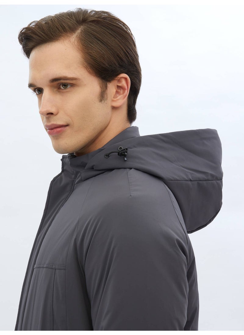 Kip - Grey Woven Coat - Image 1