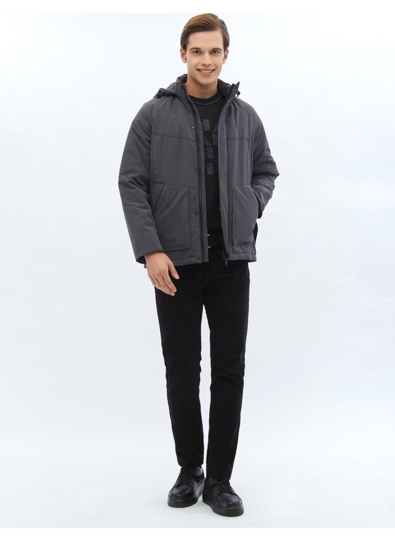 Kip - Grey Woven Coat - Image 1