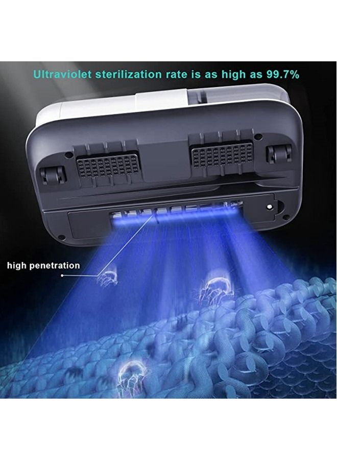 ISank Mattress Vacuum Cleaner, Handheld Cordless UV Vacuum Effectively Clean Up Bed, Pillows, Cloth Sofas, Carpets and Ther Fabric Surfaces  - Image 2